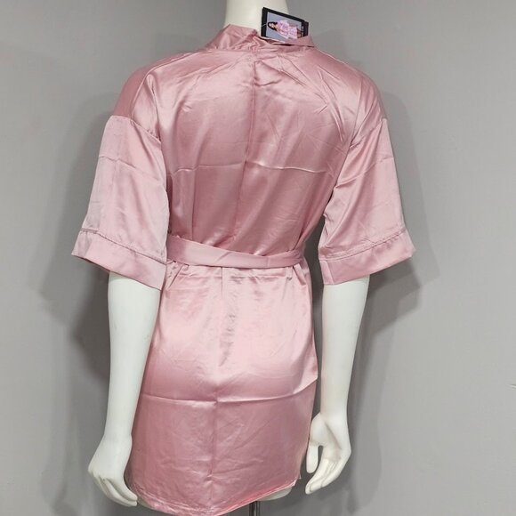 Be Wicked Getting Ready Robe Rose Pink - Picture 4 of 9